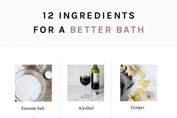 12 DIY Bath Ingredients for Soft Skin, Detox + More