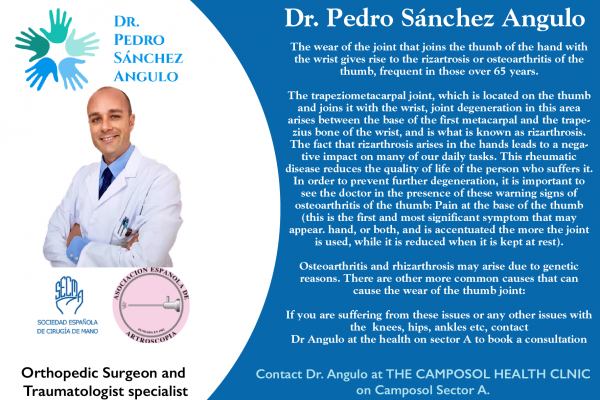 Cirujano Ortopédico y Traumatólogo Dr. Pedro Sanchez Angulo