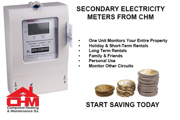 What is a secondary electricity meter and when would need one?