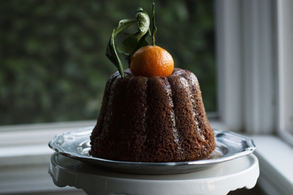 Chocolate, marmalade and ginger steamed pudding
